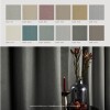 Lund Blackout Fire Retardant Curtains Colour Chart