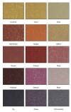 Accent Print Fire Retardant Curtains Colour Selector
