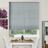 Motorised Roman Blind Lisburn Linen Dove