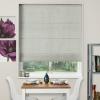 Motorised Roman Blind Lisburn Linen Fog