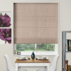 Motorised Roman Blind Lisburn Linen Orchid