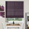 Motorised Roman Blind Lisburn Linen Plum