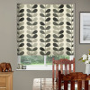 Motorised Roman Blind Multi Stem Warm Grey