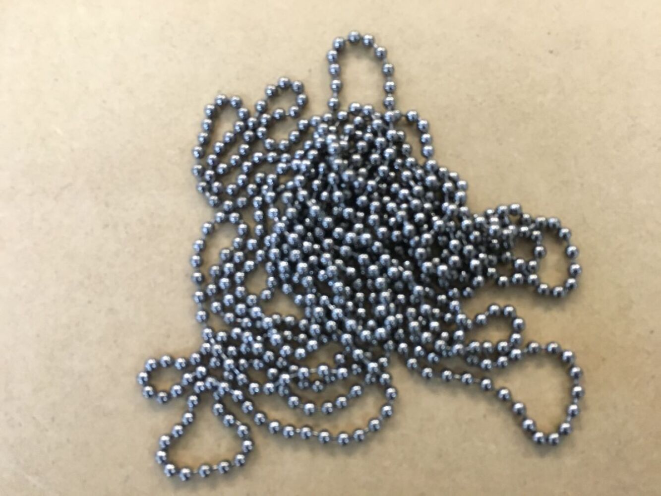 Polished Graphite Roman Blind Chain Arcadia Textiles