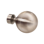 Arcadia Textiles 28mm Curtain Pole Satin Silver