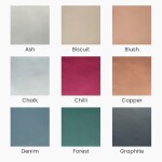 Quest Double-Sided Blackout Fire Retardant Curtains Quest Double-Sided Blackout Fire Retardant Curtains