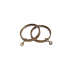 Arcadia Textiles 28mm Rings Antique Brass