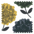 Orla Kiely Hydrangea Jade Curtain Fabric