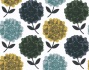 Orla Kiely Hydrangea Jade Curtain Fabric
