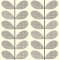 Orla Kiely Scribble Stem Grey Curtain Fabric