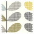 Orla Kiely Scribble Stem Seagrass Curtain Fabric