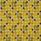 Orla Kiely Slub Cotton Acorn Cup Saffron Fabric