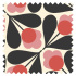 Orla Kiely Sycamore Seed Fuchsia Curtain Fabric
