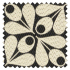 Orla Kiely Woven Acorn Cup Charcoal Fabric