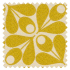 Orla Kiely Woven Acorn Cup Dandelion Fabric