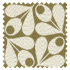 Orla Kiely Woven Acorn Cup Moss Fabric