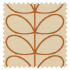 Orla Kiely Woven Linear Stem Orange Fabric