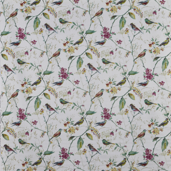 Birdsong Orchid Curtain Fabric 5023/296