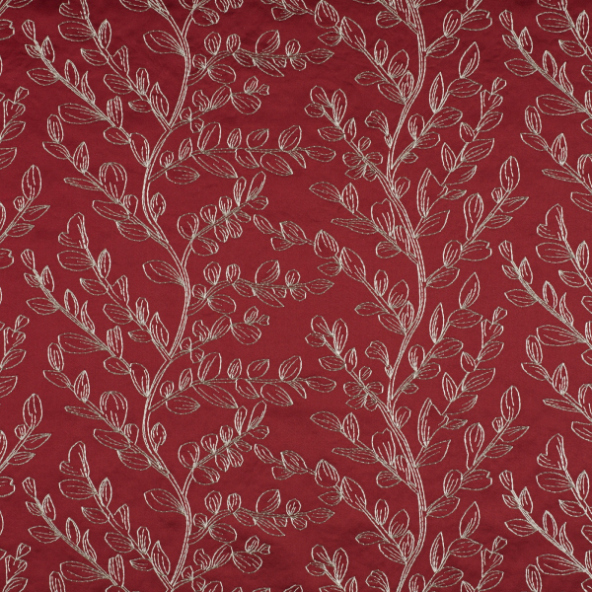 Laurel Cranberry Curtain Fabric 1471/316