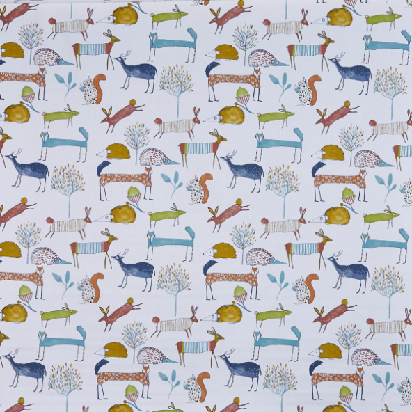 Oh My Deer Marmalade Curtain Fabric 5008/413