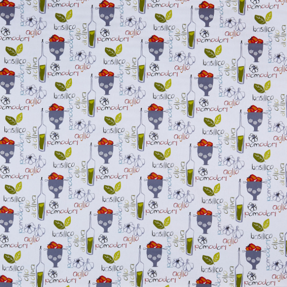 Pomodori Tutti Frutti Curtain Fabric 5011/230