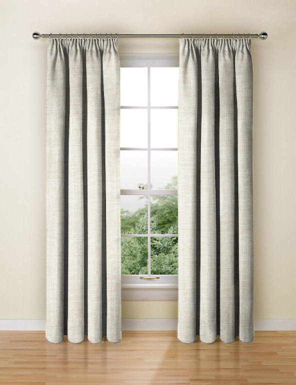 Poro Parchment Curtain Fabric