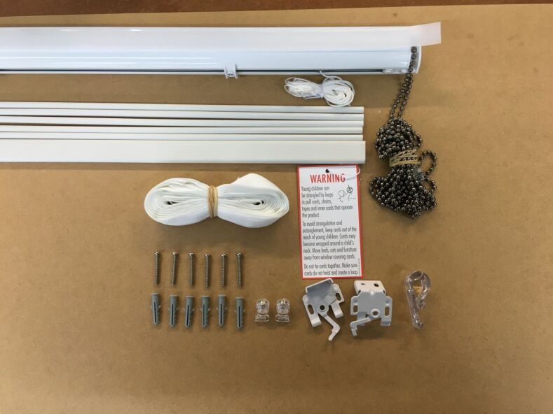 Roman Blind Kit Deluxe Polished Graphite Chain Operated 11 Ratio Upto