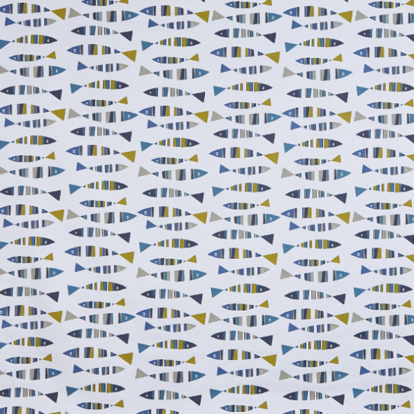 Sardines Colonial Curtain Fabric 5010/738