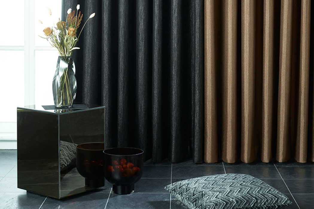 Diamond Blackout Fire Retardant Curtains