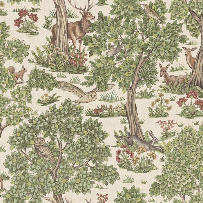 Forest Canopy Contract Fabric