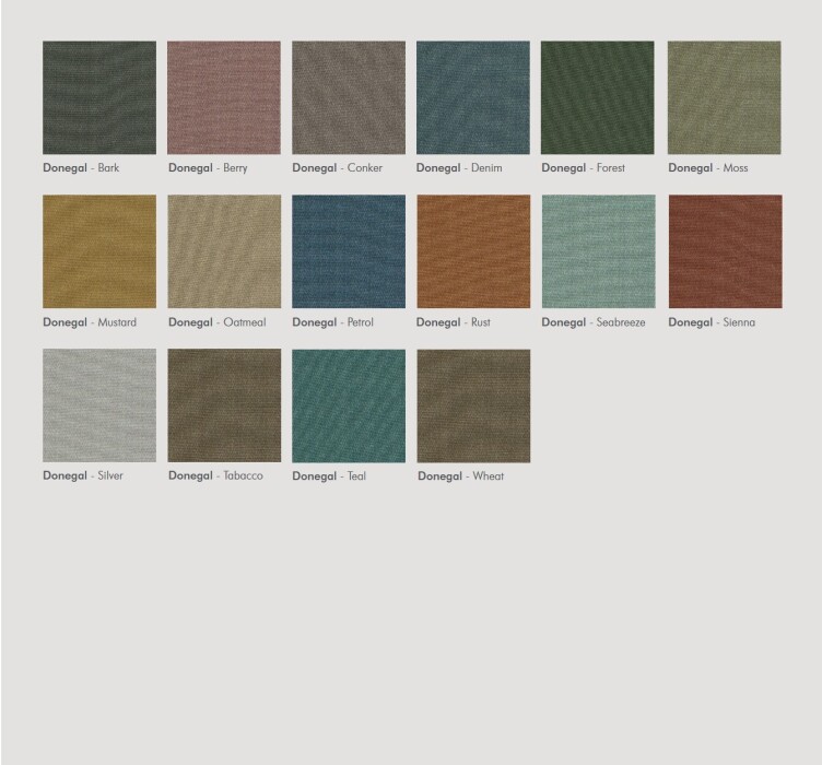 Donegal Fire Retardant Curtains Colour Selector