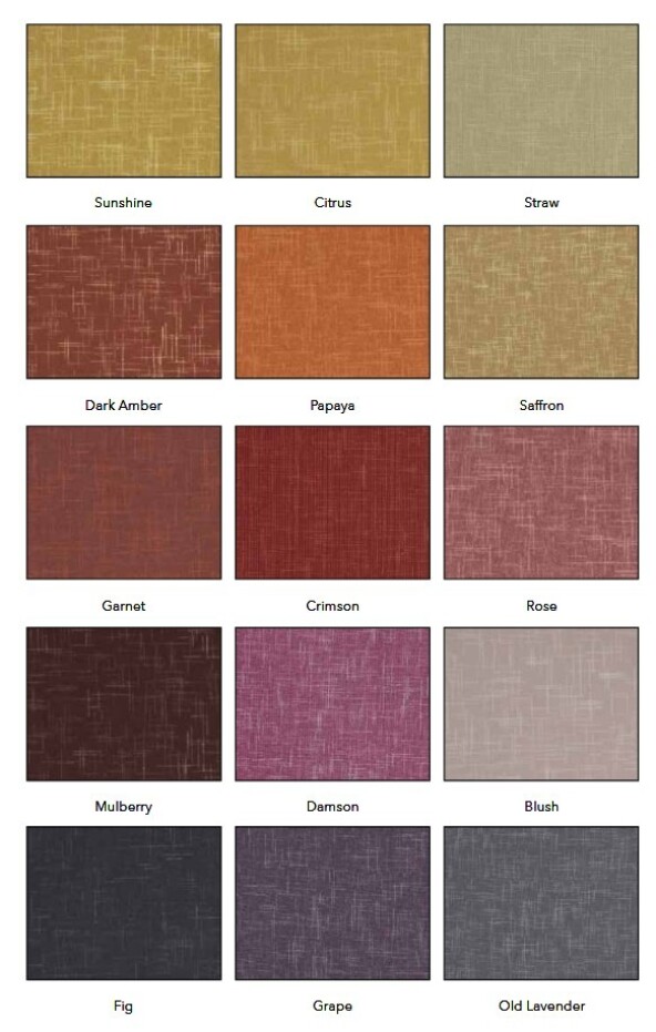 Accent Print Fire Retardant Curtains Colour Selector