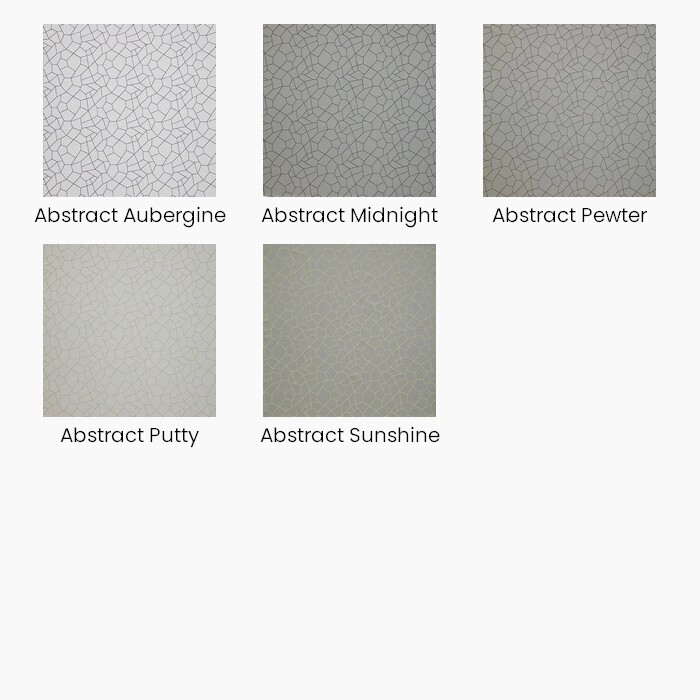 Abstract Contract Fabric Colour Options