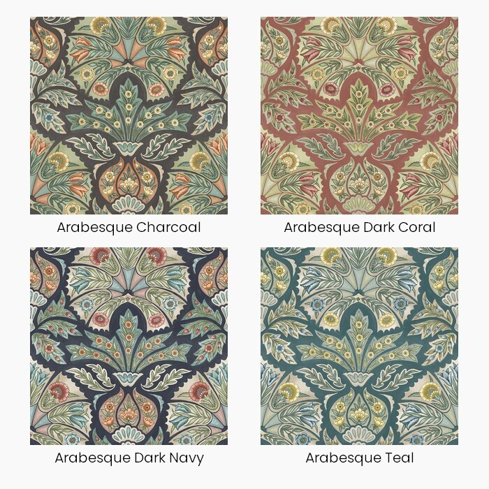 Arabesque Contract Fabric Colour Options