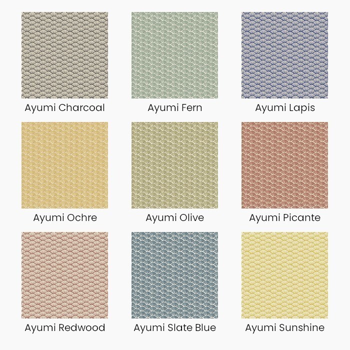 Ayumi Contract Fabric Colour Options