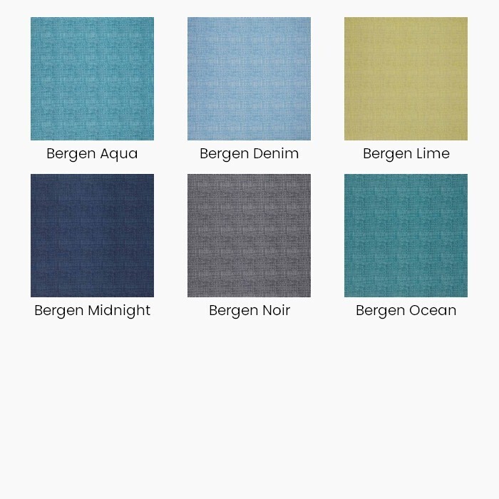 Bergen Fire Retardant Fabric Colour Options