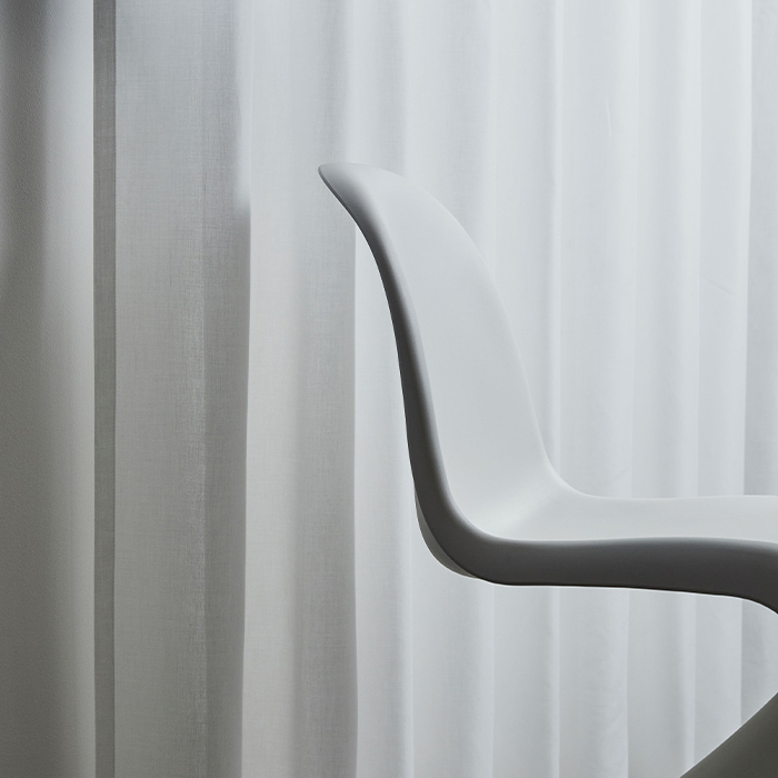 Budget Slub Voile Fire Retardant Curtains
