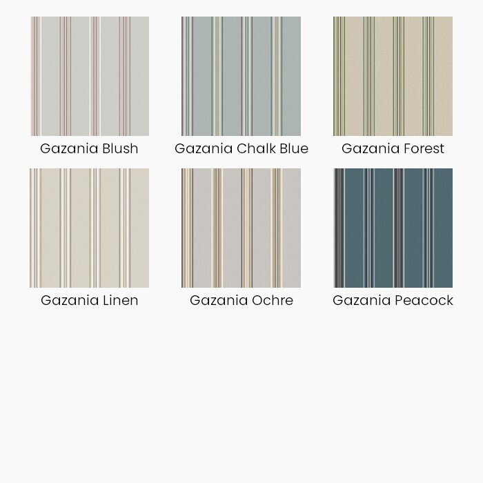 Gazania Fire Retardant Fabric Colour Options