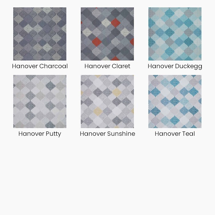Hanover Fire Retardant Fabric Colour Options