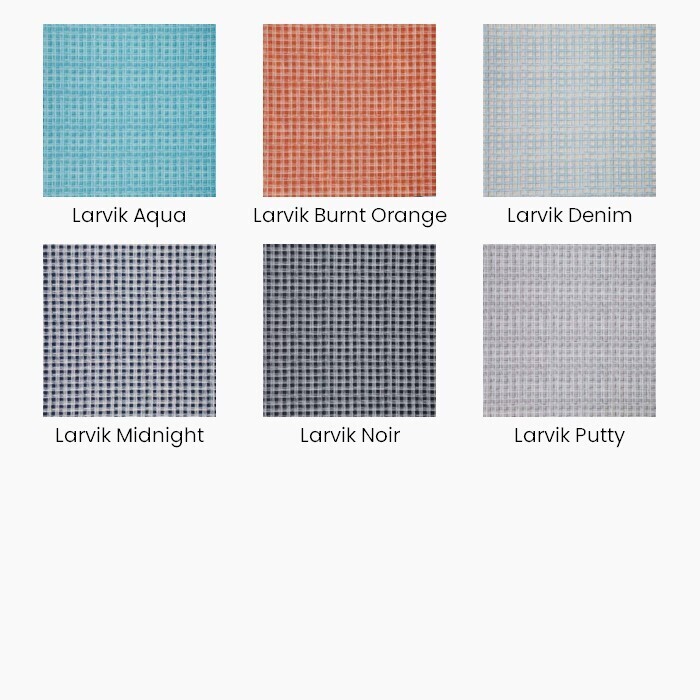 Larvik Fire Retardant Fabric Colour Options