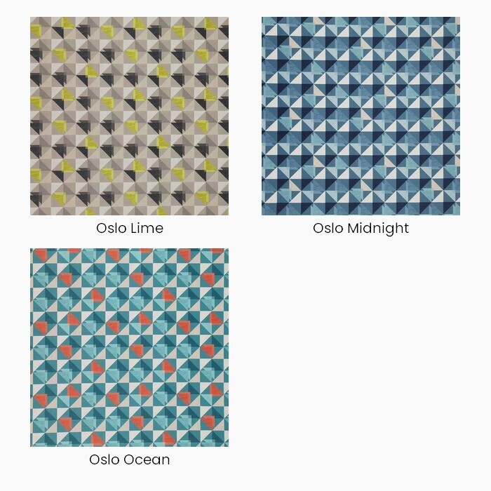 Oslo Fire Retardant Fabric Colour Options