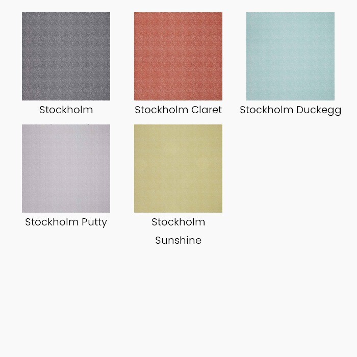 Stockholm Fire Retardant Fabric Colour Options