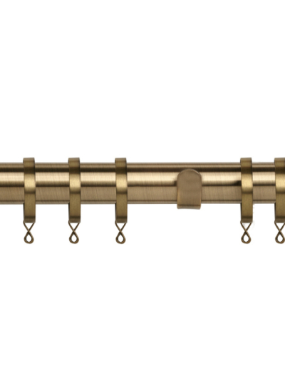 Arcadia Textiles 28mm Curtain Pole Antique Brass