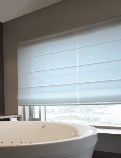 Motion Blinds Own Fabric Roman Blind