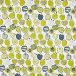 Apples Mojito Curtain Fabric 5000/391
