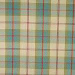Balmoral Aqua Curtain Fabric