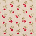 Cherries Taupe Made To Measure Roman Blind F0517 03