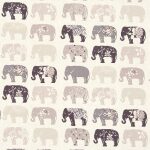 Elephants Natural Made To Measure Roman Blind F0794 01