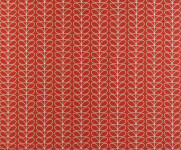 Orla Kiely Linear Stem Tomato Curtain Fabric