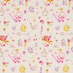 Studio G Allotment Pink Curtain Fabric F0777/02